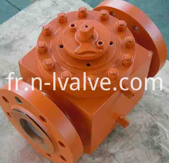 Top Entrez Robinet à tournant sphérique bidirectionnel en acier forgé Top Enter Forged Steel Two Way Ball Valve